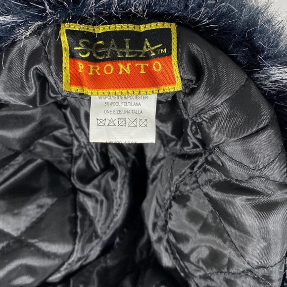 Scala Pronto Trapper Aviator Bomber Winter Hat Plaid Pattern - Picture 8 of 8